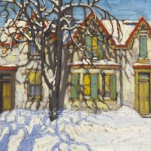 Lawren Harris - Houses On Gerrard Street