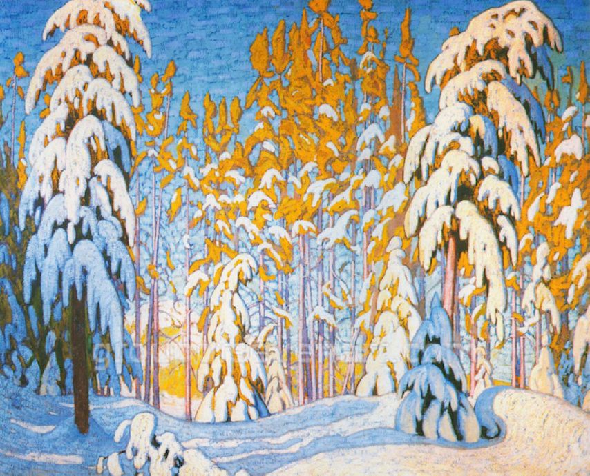Lawren Harris Winter In The Northern Woods
